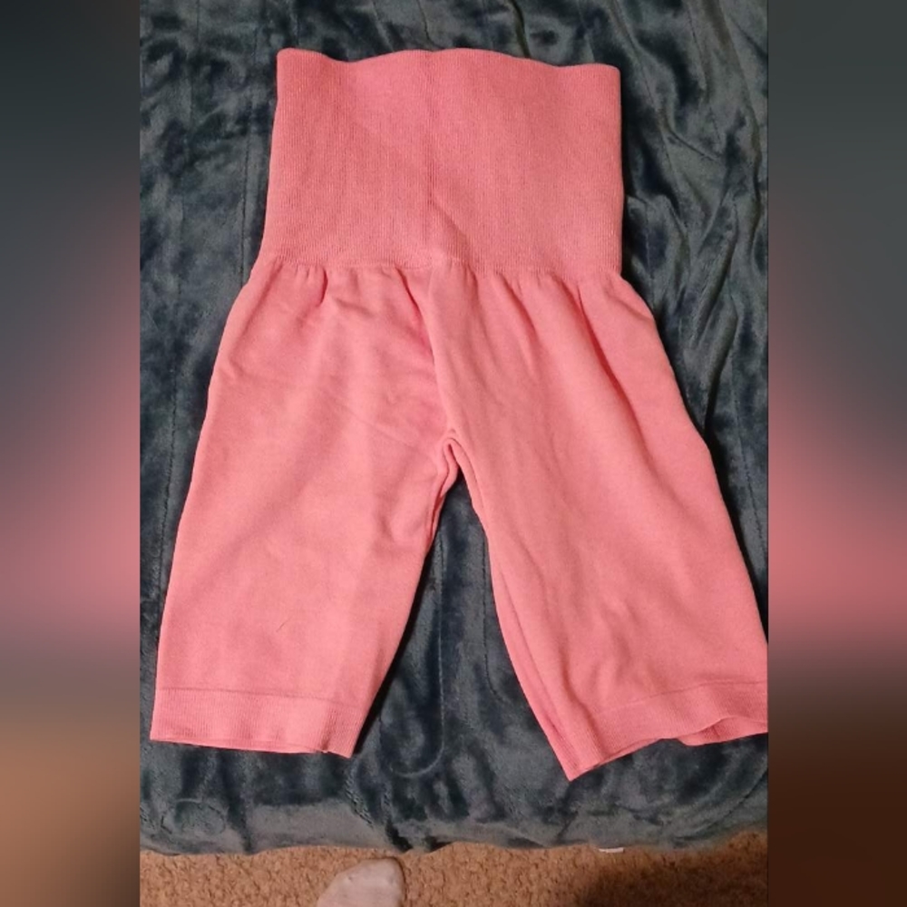 Tummy control compression biker shorts